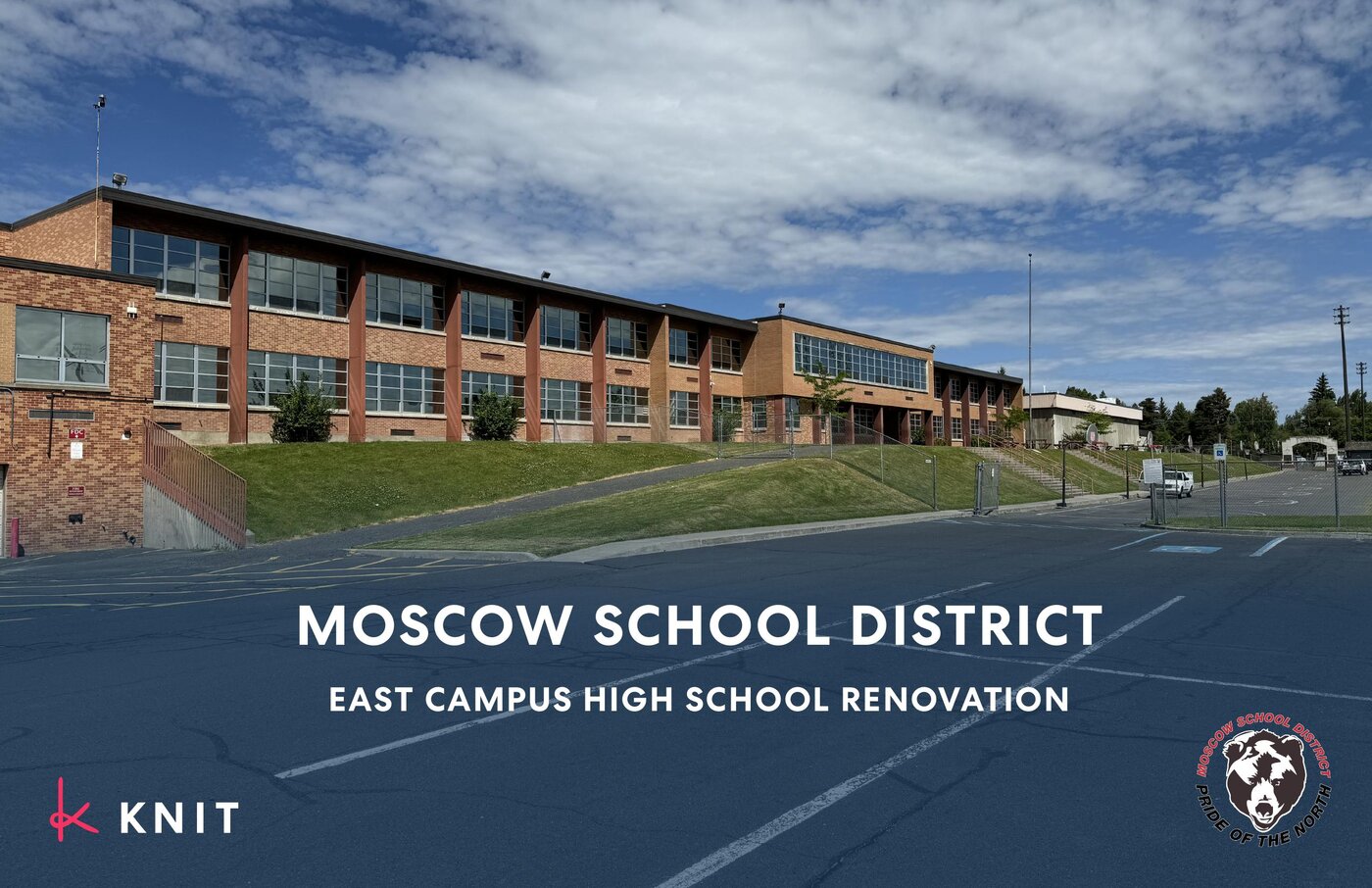 The existing East Campus building at 1410 E. D Street