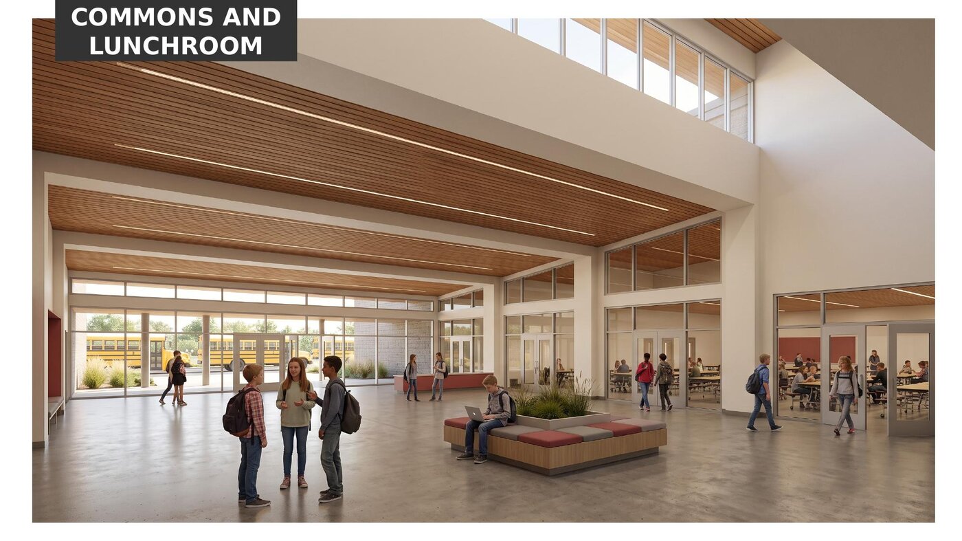 Commons and lunchroom interior