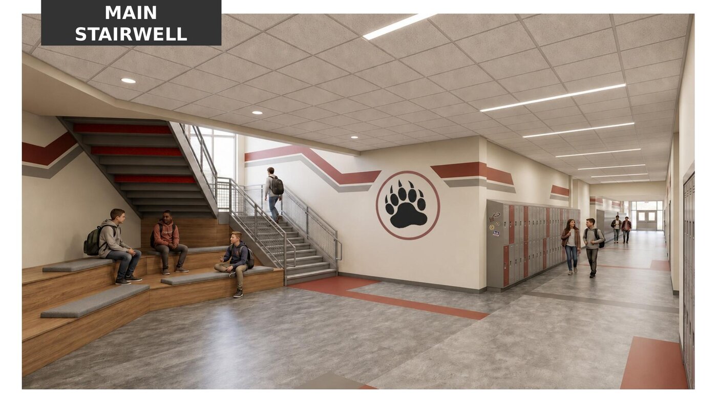 Main stairwell